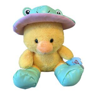 Play Right Hug Me Chick Plush 11" Walgreens Exclusive Yellow Duck  Green Frog Ha